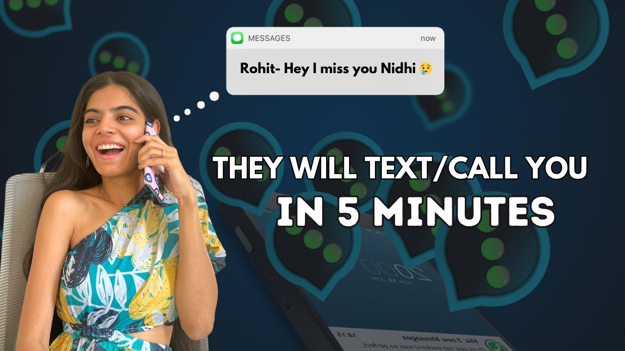 Get text/call from Specific Person in 5 minutes 📞Extremely powerful manifestation| Works instant 💯