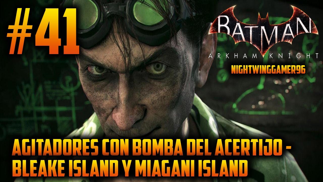 Batman Arkham Knight | Parte 42 | Trofeos, Acertijos y Objetos Rompibles |  Founders Island y Metro - YouTube