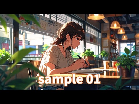 Lo-fi chill cafe動画、制作致します ループ画像、lofi chill音楽、30分程で作成します。