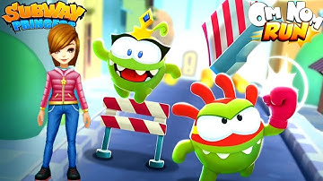 Subway Princess Runner V/S Om Nom : Run | Android/iOS Gameplay FHD