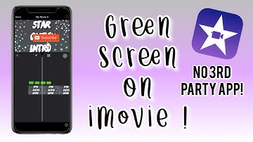 How to use Green Screens on iMovie on iPhone 2019 (New iMovie Feature! No 3rd party app needed!)