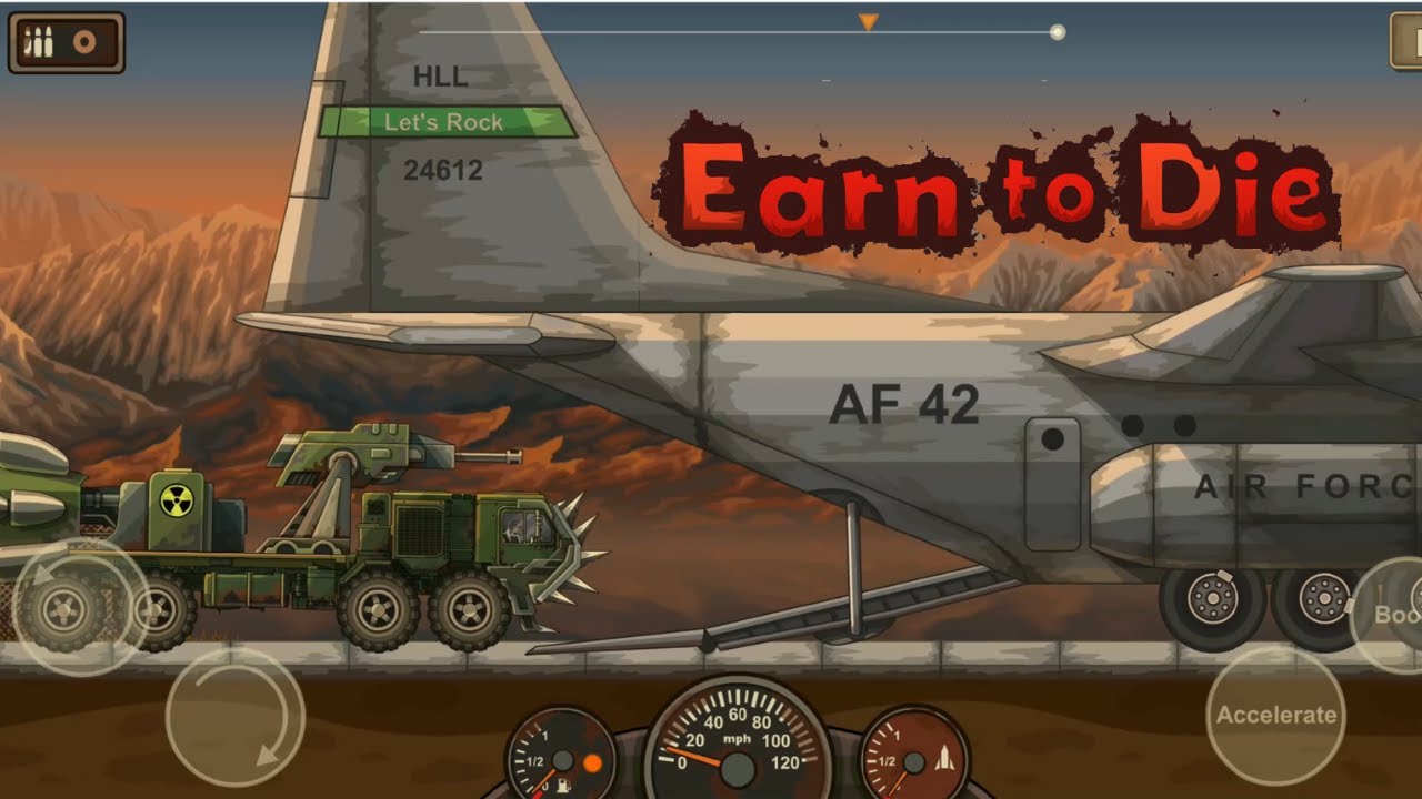 Earn To Die Android Gameplay. Only Cleared Level | Not Dopler