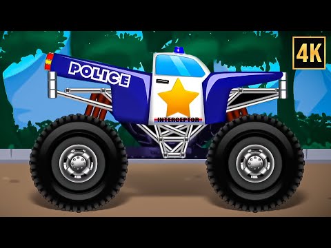 POLICE MONSTER TRUCK WASH