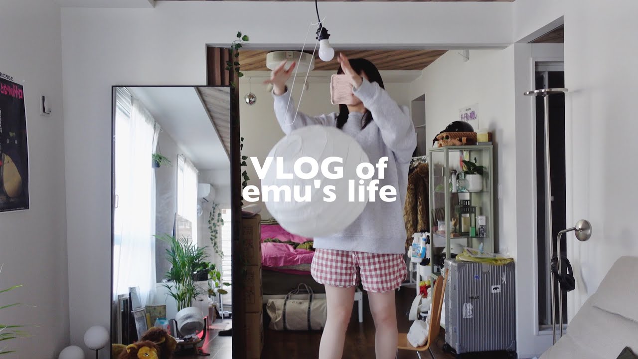 VLOG/新居のインテリアをアップデート,1人暮らしを楽しむ休日,IKEAで大量購入,近所に嬉しい発見,お気に入りのメニューでブランチ作り