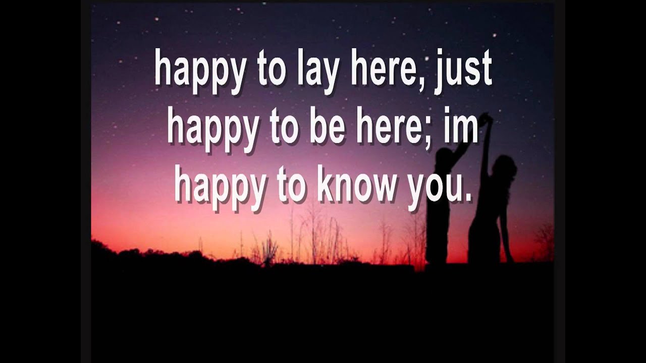 Joshua Radin - Paperweight (Lyrics on screen)