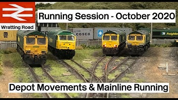Running Session October 2020 | Depot Movements & Mainline Running