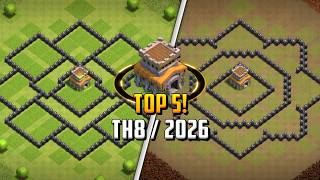 TOP 5! Town Hall 8 (Th8) Base Layout + Copy Link Oktober 2026 | Clash of Clans screenshot 4