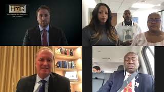 Attorney Ben Crump, with co-counsels Bob Hilliard of HMG Law Firm and Mika Hilaire | Zoom Conference