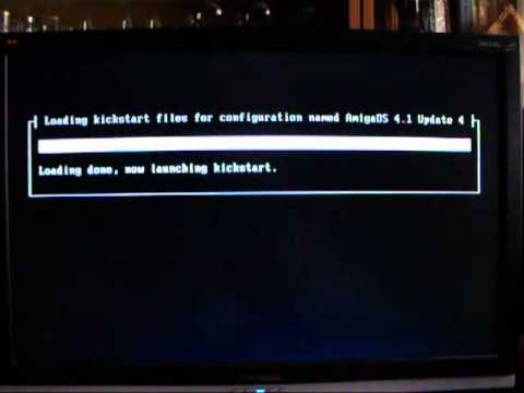 boot AmigaOS 4.1 update 4