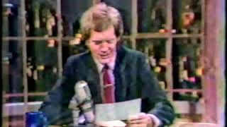 Letterman September 1983 -  'seating mix up' (precursor to the 'The Guy Under the Seats')