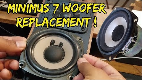 REALISTIC MINIMUS 7 WOOFER REPLACEMENT, UPGRADE & TESTING TIPS!