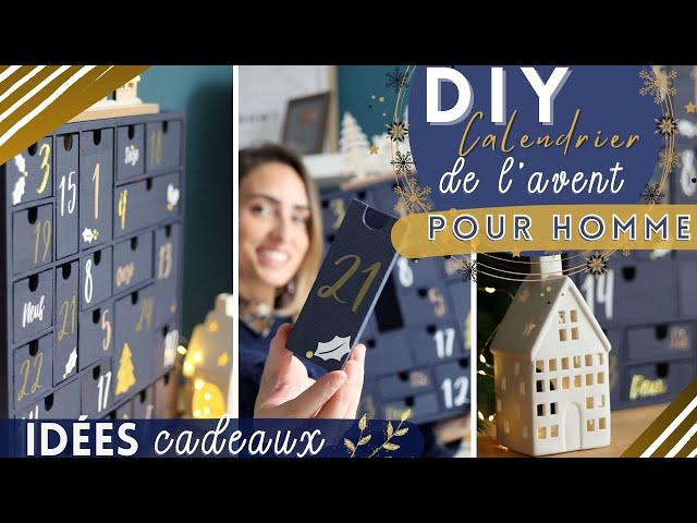 DIY CALENDRIER DE L'AVENT POUR HOMME ✨ Idées cadeaux à glisser dedans 🎄  Miss Suzette 