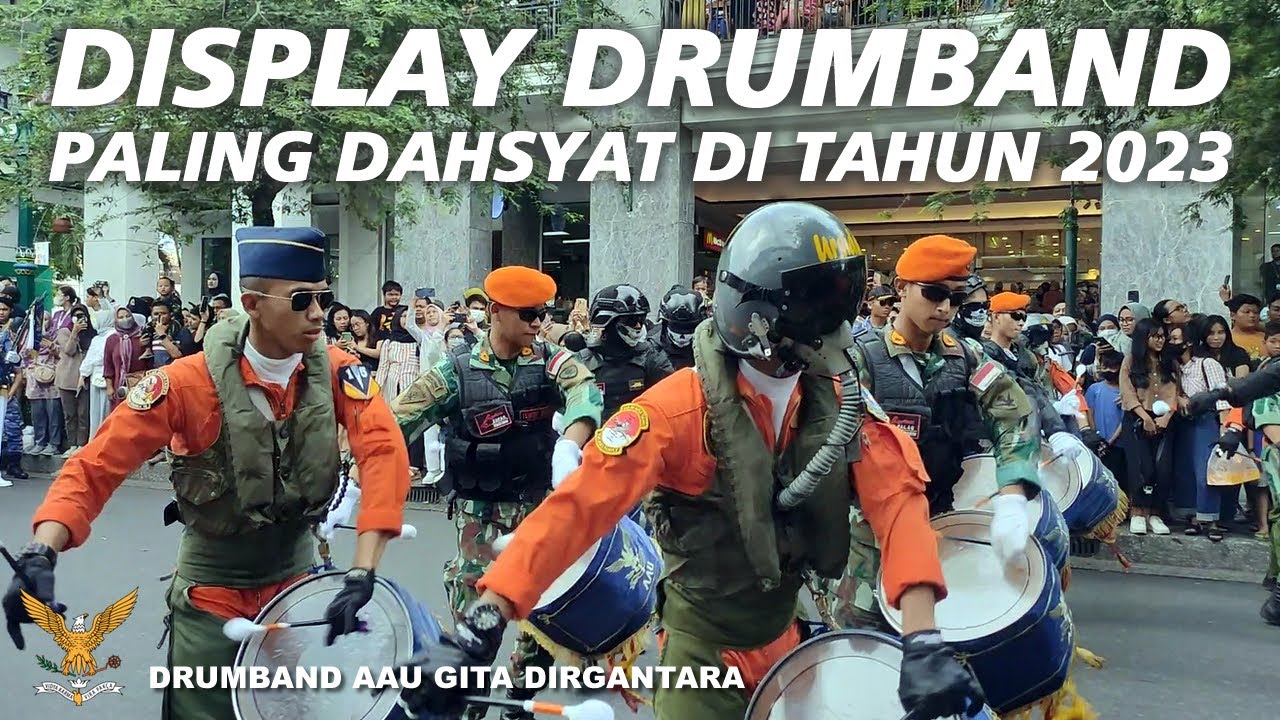 DISPLAY DRUMBAND GITA DIRGANTARA AAU PALING DAHSYAT DI TAHUN 2023 🔥 KIRAB PAMITAN CAPAJA