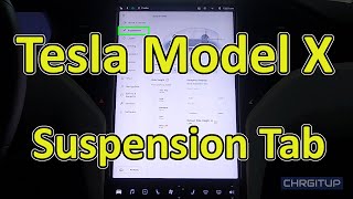 Model X Touchscreen - Suspension Tab!