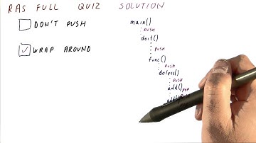 RAS Full Solution Quiz - Georgia Tech - HPCA: Part 1