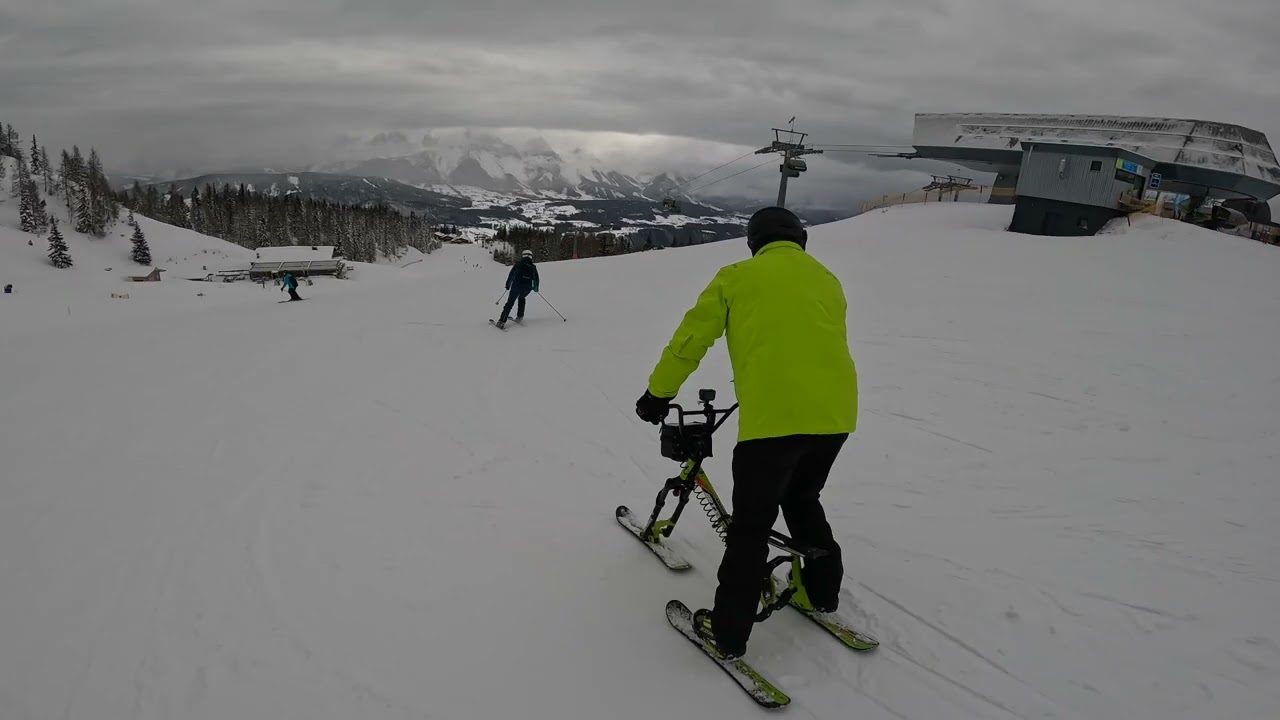 Artic Snow Bike on The Reiteralm 28 03 2023