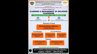 Webinar on “Planning & Management of Inclusive Classroom”