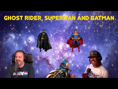 Ghost Rider, Superman and Batman with Simeon Goodson