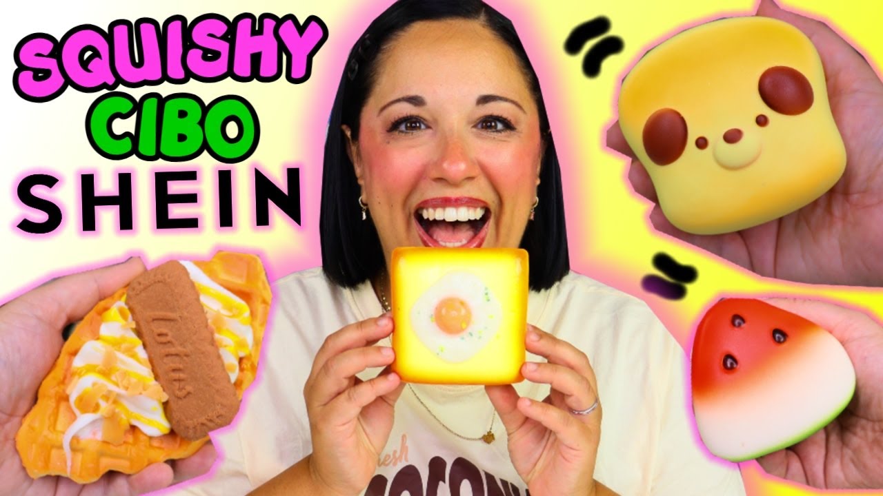 Apro TANTI nuovi SQUISHY CIBO REALI da SHEIN! iolanda sweets