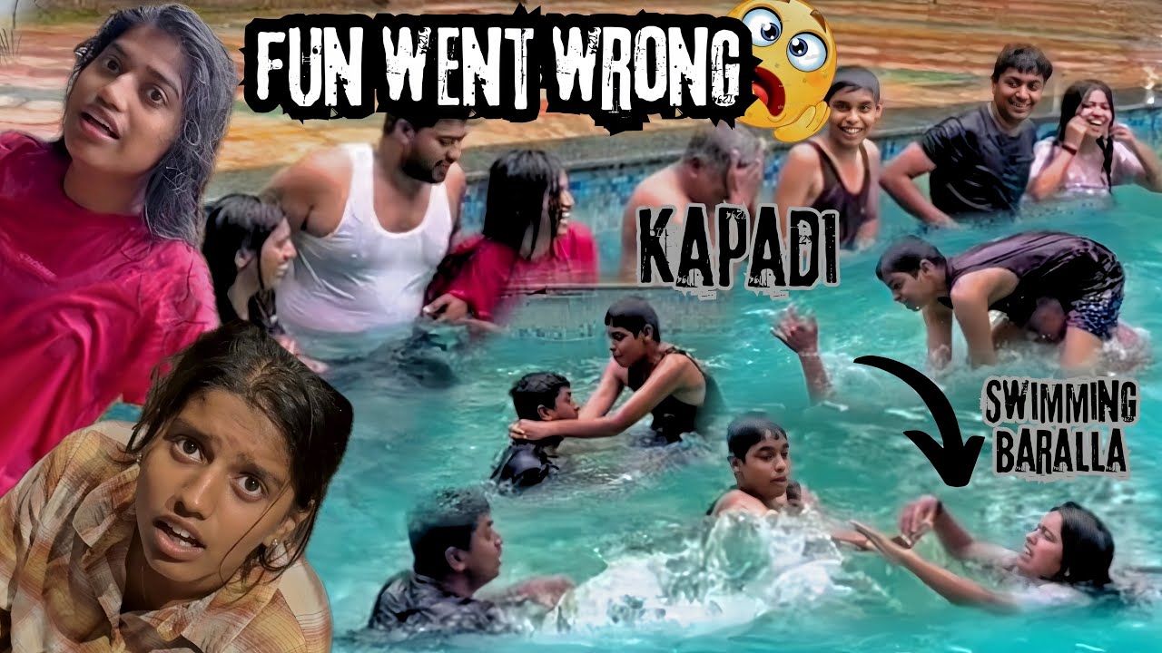 En raglee guru family jothe hogodhu 🤬swimming baralla andru pool ge akbittru🙆🏼‍♀️