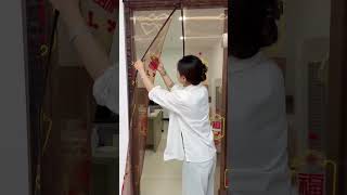 #Mosquitoproof door curtain #Customizable styles and sizes available #netcurtain #doorcurtain #diy