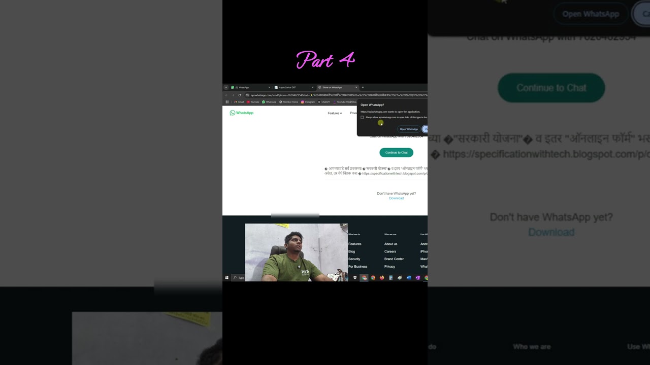 How to send WhatsApp bulk message using excel Part 4
