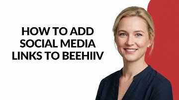 How to Add Social Media Links to Beehiiv - Julia