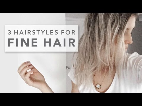 Video: 3 måter å style tynne hår