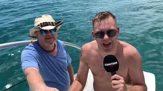 Neal chats Rum in Barbados