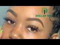 Cheap eyebrow tutorial for beginners | dollar tree | baddie on a budget | anotherblackgirl| WOC