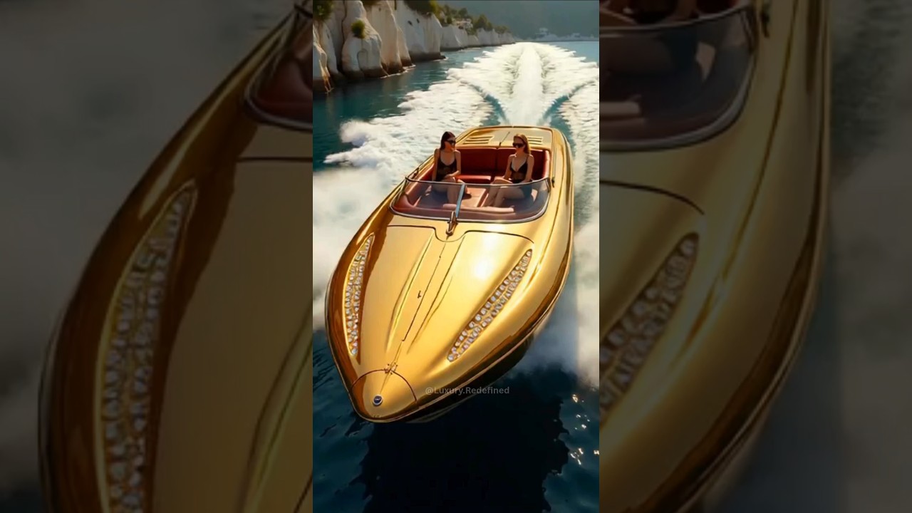 Self Driving | Gold Ingot Speed Boat 🔥 