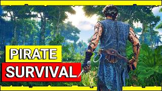 Day 1 In This NEW Pirate Survival Game Is Absolutely Brutal ... Windrose Gameplay