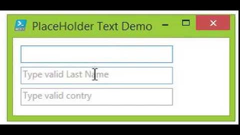 Powershell WPF Textbox placeholder watermark demo