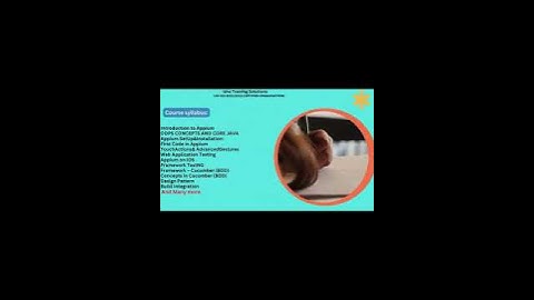 Mobile Automation with Appium  youtube short