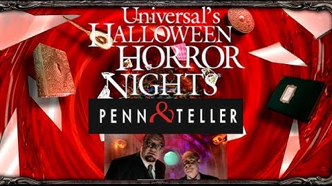 HHN 26 Vortex [Penn & Teller]