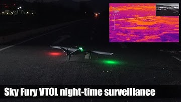 Sky Fury VTOL night-time surveillance