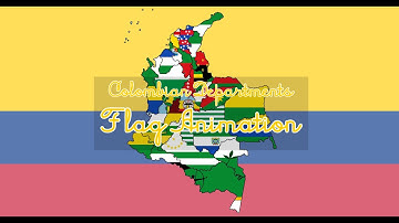 Colombian Departments Flag Animation