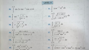 RD SHARMA EX 19.2 Q51  TO  Q62 DEFINITE INTEGRAL SOLUTIONS OF CHAPTER 19  CLASS 12(PART4)