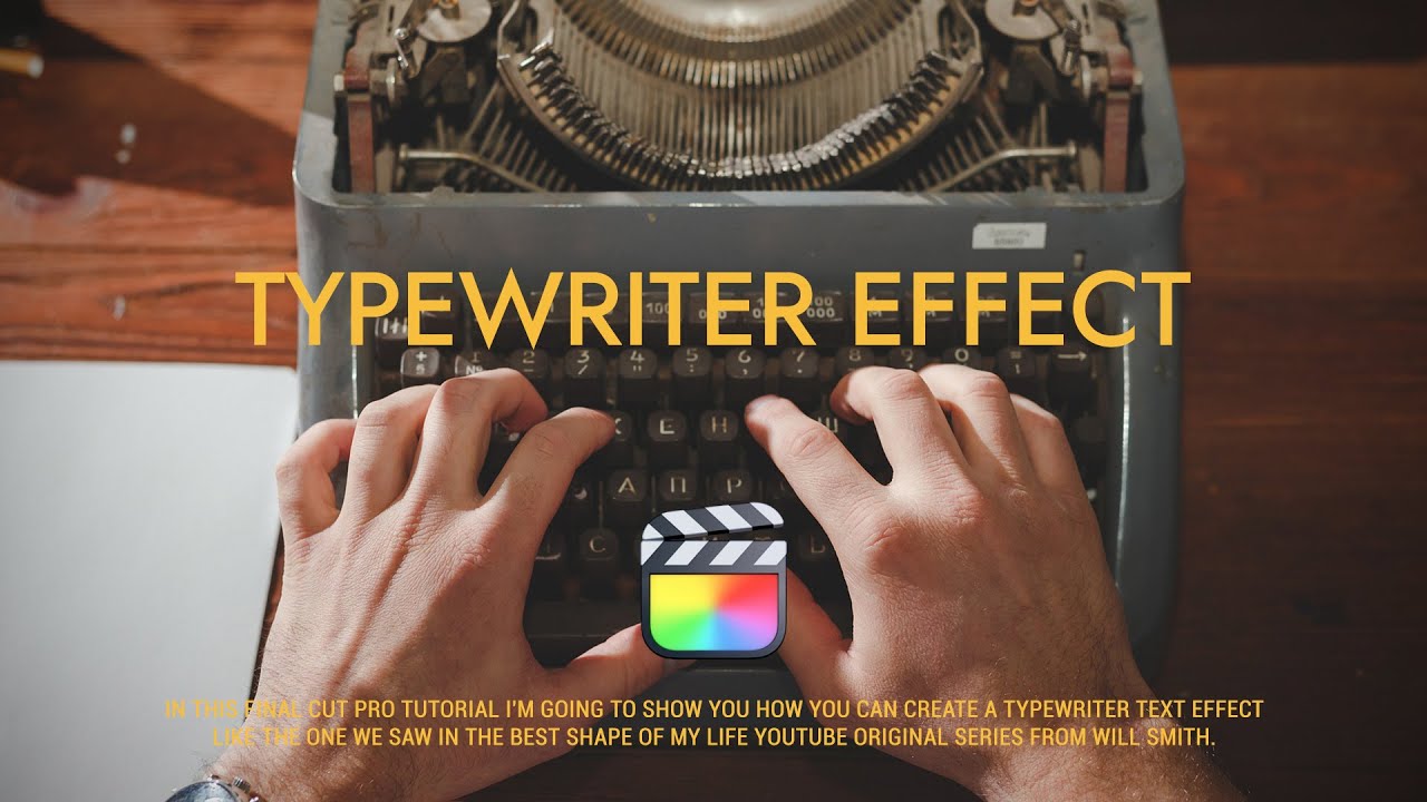 How To Create A Text Typewriter Effect (Final Cut Pro)