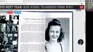 See You Next Year! High School Yearbooks in World War II
