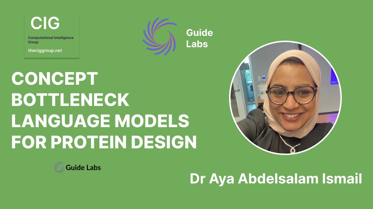 Concept Bottleneck Language Models For protein design - YouTube