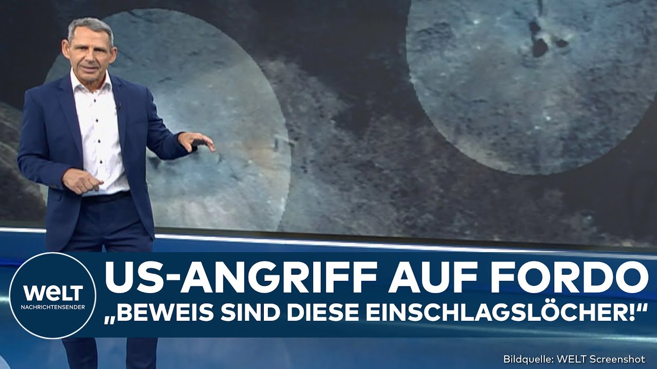 IRAN: Erstes Satelliten-Foto! Atomanlage Fordo nach Angriff der USA