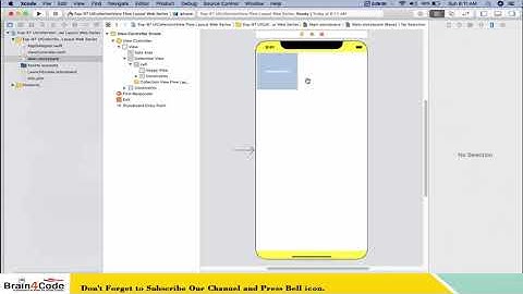 Round Corner Images in Collection View with Flow Layout in Swift 5 XCode | Hindi | Swift Tutorial