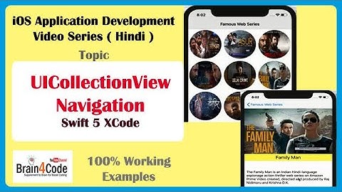 Round Corner Images in Collection View with Flow Layout in Swift 5 XCode | Hindi | Swift Tutorial