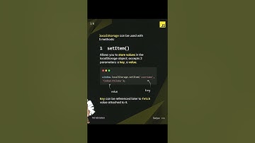 JavaScript localStorage Explained: A Quick Guide #JavaScript, #LocalStorage, #ClientSideStorage,