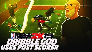 a dribble god uses a post scorer for the first time on nba 2k19.. shocking results
