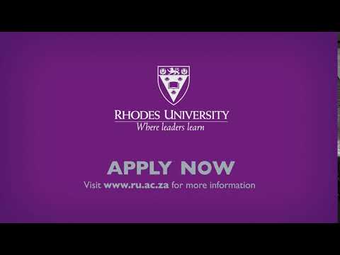 Apply to Rhodes University for 2021
