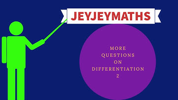 MORE IMPORTANTQUESTIONS AND SOLUTIONS ON DIFFERENTIATION MORE 2 Prepared by BINOY XAVIER MSc,BEd,SET