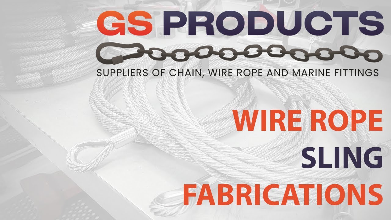 Wire Rope Sling Fabrication Process | GS Products - YouTube