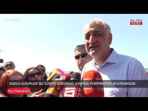 მამუკა ხაზარაძე და ბადრი ჯაფარიძე პარტიას ოქტომბერში დააფუძნებენ